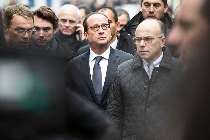 Terror-Anschlag auf "Charlie Hebdo" in Paris: Die Bilder vom Tatort.