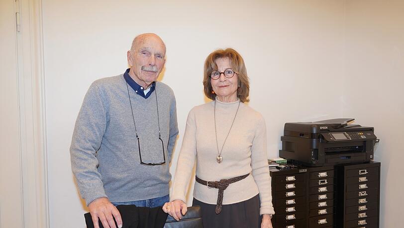 Die Architekten Hermann Grub und Petra Lejeune.