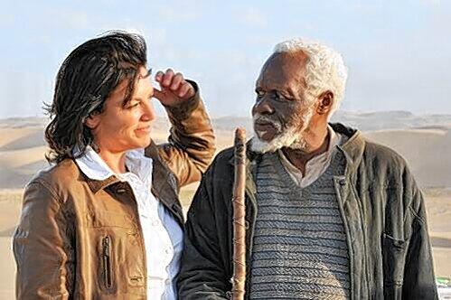 Christine Neubauer (hier mit Chris April in &bdquo;Meine Heimat Afrika&ldquo;)  ist ein Lieblingsstar von Regina Ziegler.