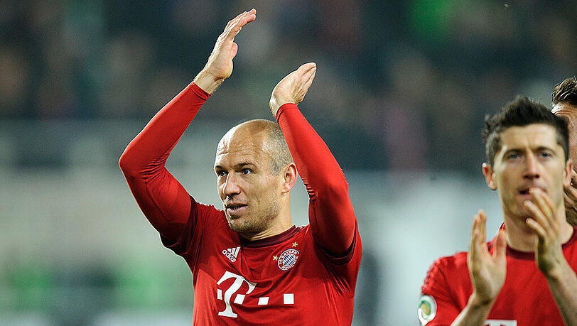 Wirbelte nach der Pause: Arjen Robben. Wirbelte nach der Pause: Arjen Robben.