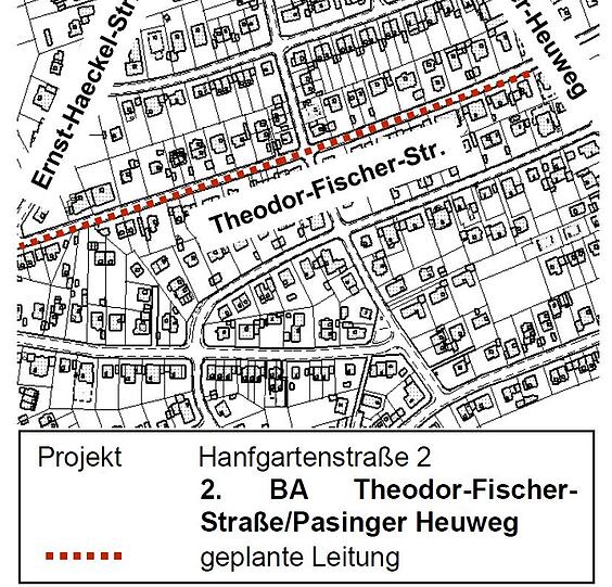 Während der Bauzeit kann in der Theodor-Fischer-Straße nur eingeschränkt geparkt werden.