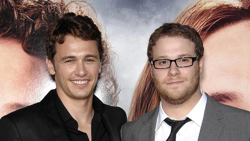 James Franco (l.) und Seth Rogen auf der Premiere von "Ananas Express" im Jahr 2008. James Franco (l.) und Seth Rogen auf der Premiere von "Ananas Express" im Jahr 2008.