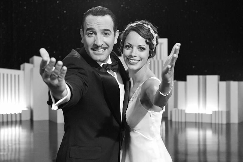In "The Artist" werden sie zurück versetzt in das Hollywood der Zwanzigerjahre: Im Bildformat 4:3, schwarzweiss und ohne Ton.
