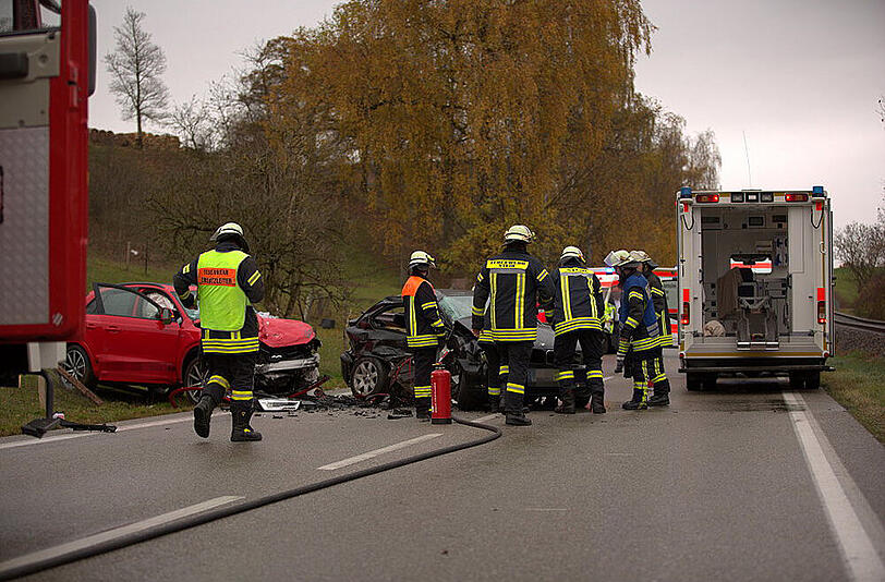 Die Bilder vom Unfall in Traunstein.