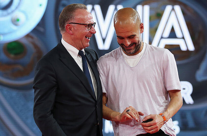 ... hier für Pep Guardiola.