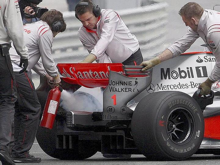 Noch läuft der McLaren-Mercedes nicht rund.