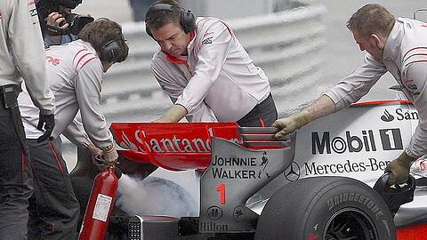 Noch läuft der McLaren-Mercedes nicht rund.