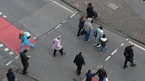 Fußverkehr gewinnt an Bedeutung. (Illustration)