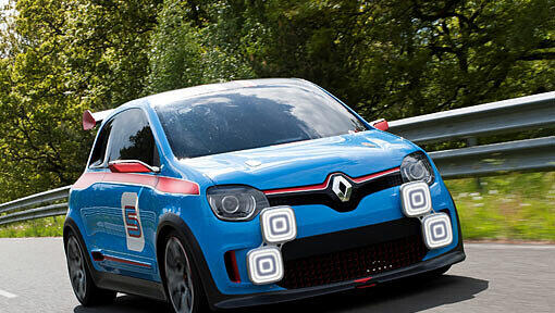 Mit dem 320 PS starken Twin'Run lenkt Renault schon mal den Blick in Richtung neuer Twingo-Generation, die für 2014 erwartet wird. Mit dem 320 PS starken Twin'Run lenkt Renault schon mal den Blick in Richtung neuer Twingo-Generation, die für 2014 erwartet wird.