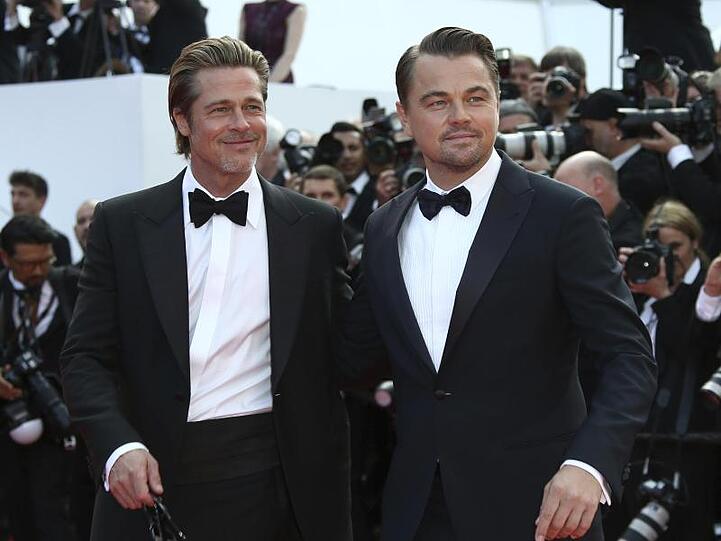 Leonardo DiCaprio und Brad Pitt sorgen in Cannes für ekstatische Begeisterung.