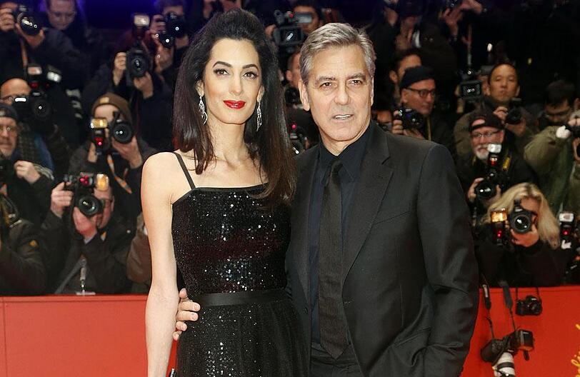 Amal und George Clooney