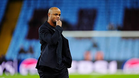 Musste in Birmingham seine erste Niederlage als Bayern-Trainer hinnehmen: Vincent Kompany.