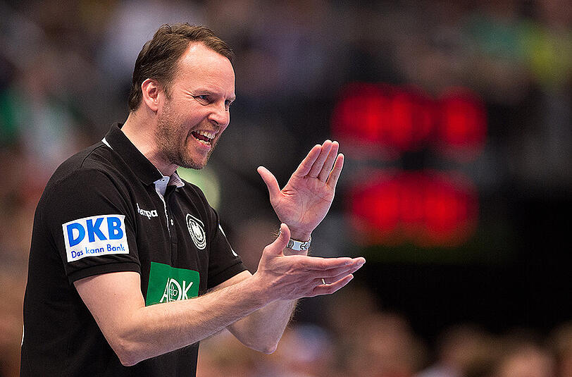 Immer voll dabei: Handball-Bundestrainer Dagur Sigurdsson.