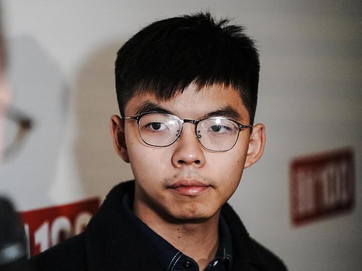 Joshua Wong, Demokratie-Aktivist der Proteste in Hongkong, zu Besuch in Berlin.