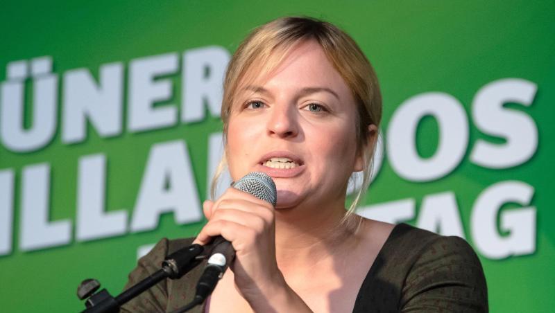 Katharina Schulze, Fraktionsvorsitzende der Grünen, spricht während eines Redebeitrags. Foto: Sven Hoppe/dpa/Archivbild Katharina Schulze, Fraktionsvorsitzende der Grünen, spricht während eines Redebeitrags. Foto: Sven Hoppe/dpa/Archivbild