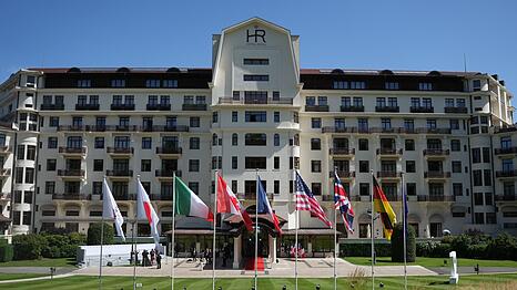 In diesem Hotel findet der Gipfel streng abgeschottet statt.