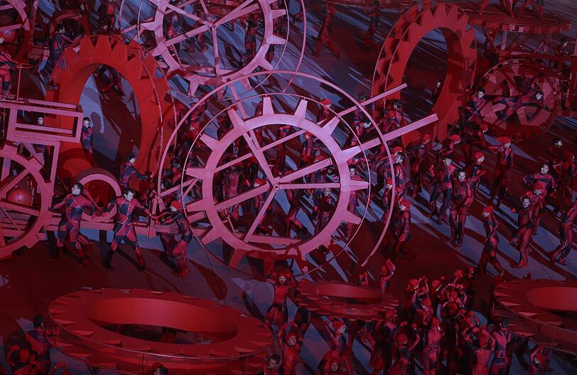 Weitere Bilder von der Eröffnungsfeier der Olympischen Spiele in Sotschi.