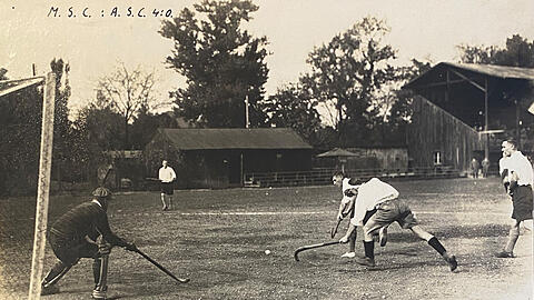 Hockey im Stadion an der Leopoldstraße.