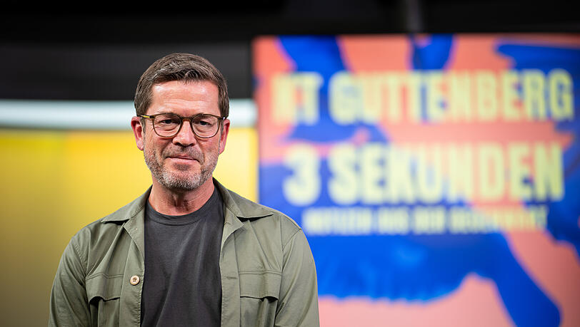 Karl-Theodor zu Guttenberg bei der Vorstellung seines Buches "3 Sekunden – Notizen aus der Gegenwart".