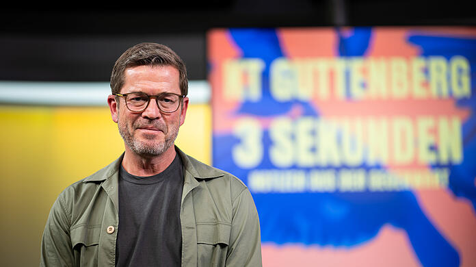 Karl-Theodor zu Guttenberg bei der Vorstellung seines Buches "3 Sekunden – Notizen aus der Gegenwart"