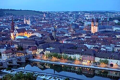Ansicht der Stadt Würzburg (Archivbild)