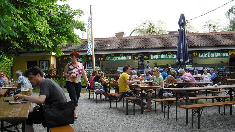 Der Biergarten "Grüner Baum" kann in den Augen von AZ-Leserin Inge Ziegler locker mit den "prominenten" Biergärten mithalten.