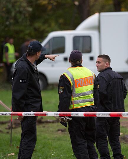 Bombe in Magdeburg: Bilder vom gesperrten Bereich am Damschkeplatz