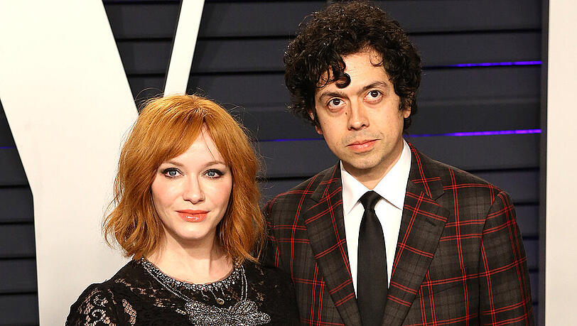 Christina Hendricks und Geoffrey Arend im Februar Christina Hendricks und Geoffrey Arend im Februar