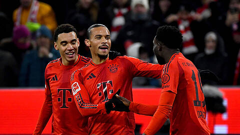 Sein Vertrag beim FC Bayern läuft am Saisonende aus: Offensivstar Leroy Sané.