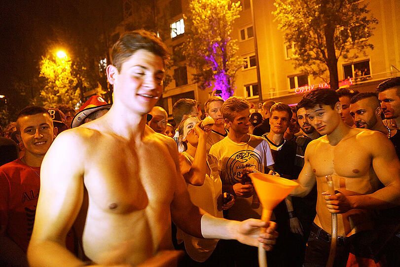 Was für eine Party! Nach dem WM-Sieg herrschte auf Münchens Straßen Ausnahmezustand. Die Bilder.