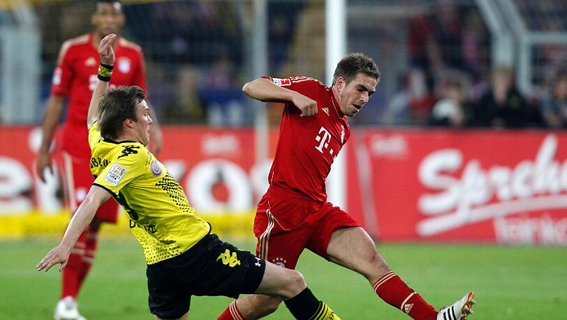 Erbitterte Rivalen: Der FC Bayern München und Borussia Dortmund. Erbitterte Rivalen: Der FC Bayern München und Borussia Dortmund.