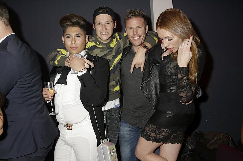 Bryan Vazquez Gomez, Danilo Steininger, Christian Lell und Georgina Fleur