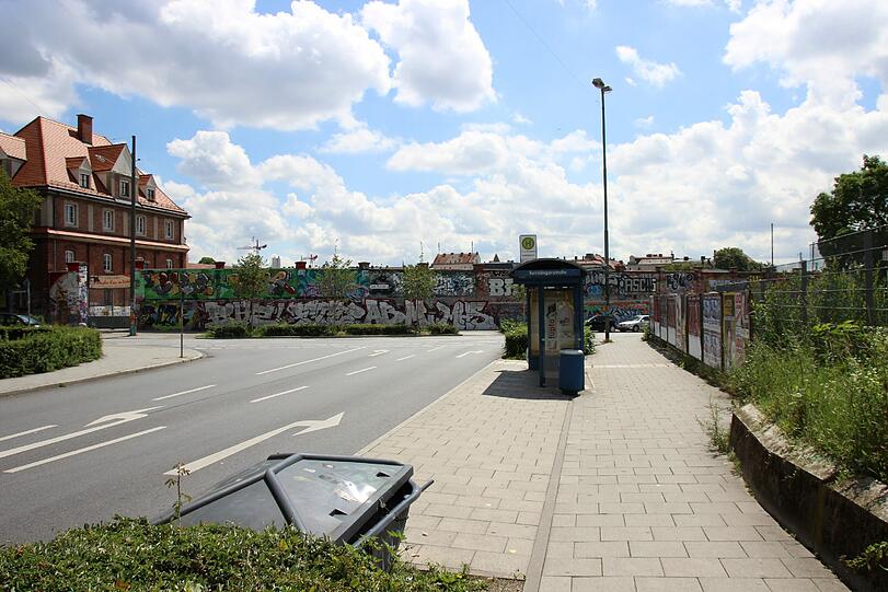 Auf der Brache gegenüber vom Viehhof soll das neue Kulturzentrum für die Bezirke Isarvorstadt und Ludwigsvorstadt entstehen.