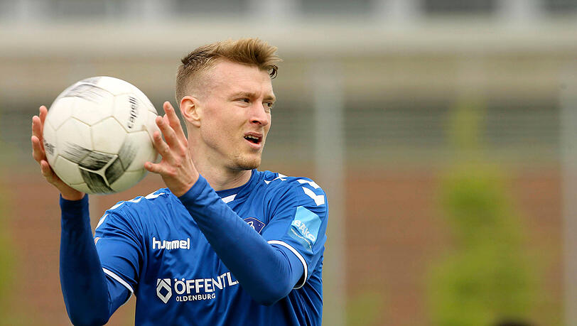 Leon Deichmann spielt beim VfB Oldenburg in der Innenverteidigung. Leon Deichmann spielt beim VfB Oldenburg in der Innenverteidigung.