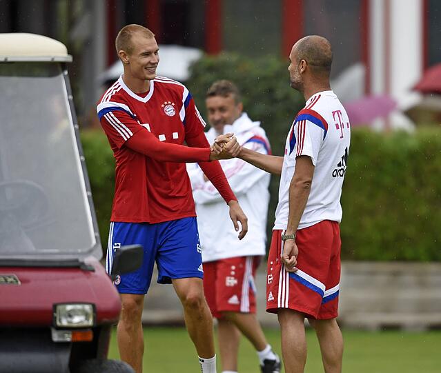 Bilder vom Bayern-Training!