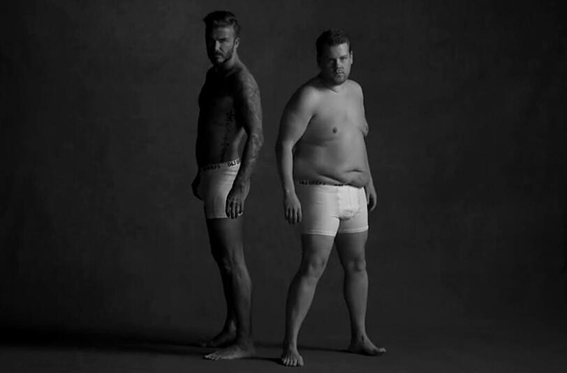 David Beckham und James Corden