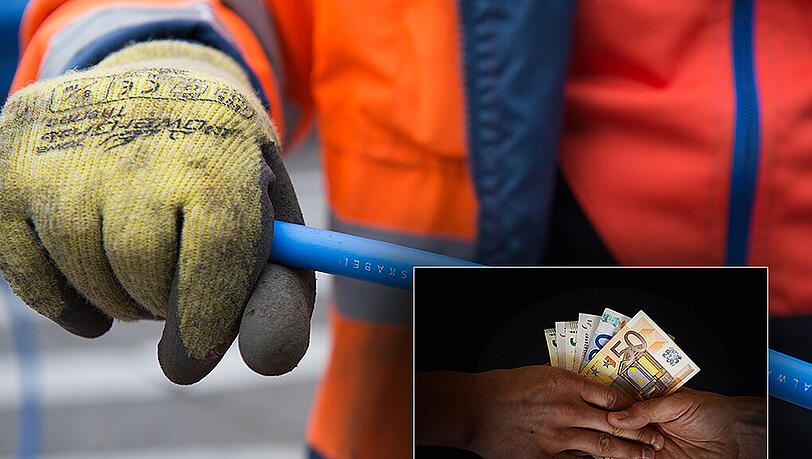 Der Trickbetrüger gab sich der Rentnerin gegenüber als Bauarbeiter aus und forderte 9.500 Euro von ihr. (Symbolbild) Der Trickbetrüger gab sich der Rentnerin gegenüber als Bauarbeiter aus und forderte 9.500 Euro von ihr. (Symbolbild)