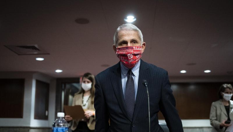 Anthony Fauci vor einem Ausschuss des US-Senats. Anthony Fauci vor einem Ausschuss des US-Senats.