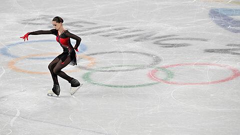 Steht auf der Olympia-Startliste: Russlands Eiskunstlaufstar Kamila Walijewa.