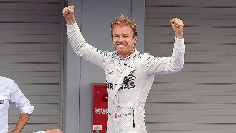 Nico Rosberg gewann zum ersten Mal den Großen Preis von Japan. Nico Rosberg gewann zum ersten Mal den Großen Preis von Japan.