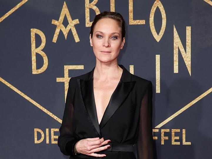 Jeanette Hain bei der Premiere der neuen Staffel von "Babylon Berlin" im Zoo-Palast.