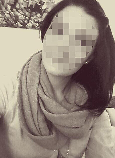 In Lebensgefahr: Fahrerin Stephanie.