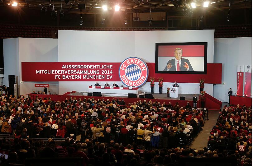 Uli Hoeneß am Freitagabend im Audi Dome.