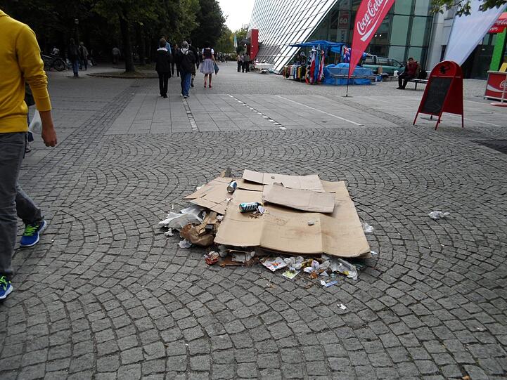 Manchmal liegt das Glück auf der Straße.