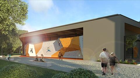 So soll das neue Boulderzentrum einmal aussehen.