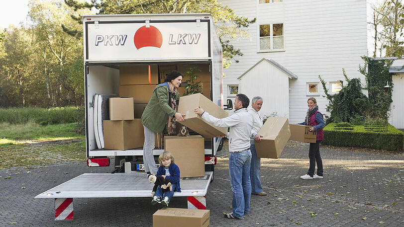 Der Umzug: Wenn Freunde nicht mit anpacken eine manchmal anstrengende Sache.