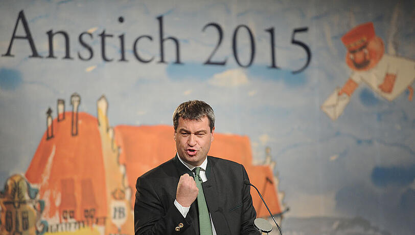 Bayerns Finanzminister Markus Söder beim Maibock-Anstich im Hofbräuhaus. Bayerns Finanzminister Markus Söder beim Maibock-Anstich im Hofbräuhaus.