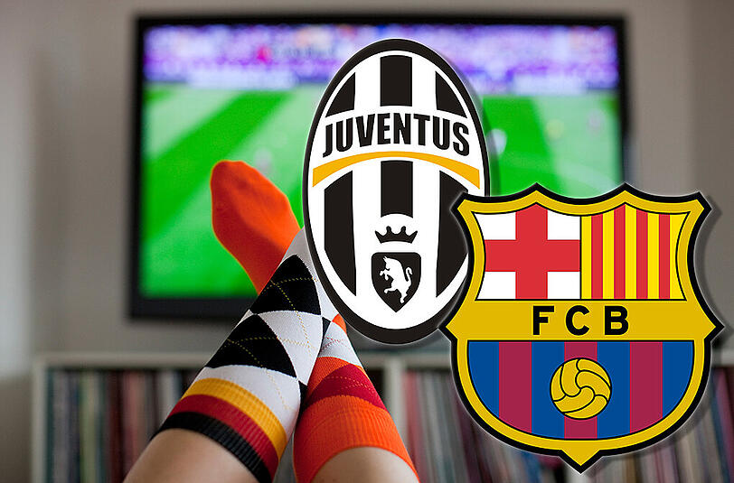 Juve gegen Barca - wir zeigen Ihnen, wie sie das Spiel live sehen können!