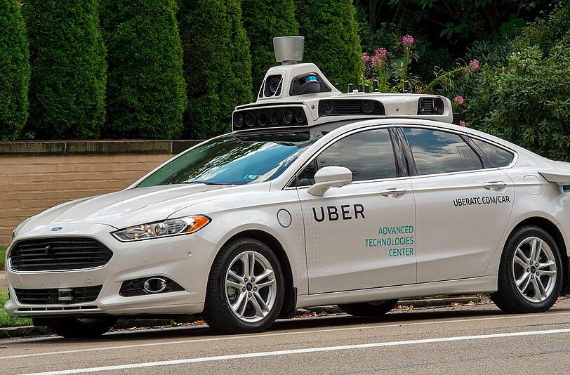 In Pittsburgh hat Uber begonnen, autonom fahrende Autos für den Passagiertransport auf die Straßen zu schicken. Foto: Uber / Handout