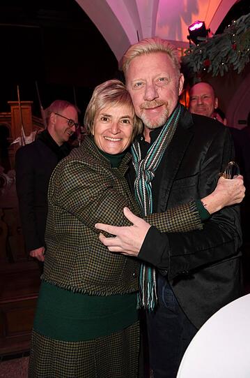 Fürstin Gloria von Thurn und Taxis mit Boris Becker